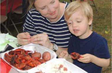 Hundreds Ignored Cloudy Skies to Enjoy the Crawfish Festival