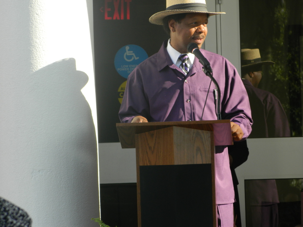 Leon County Commissioner Bill Proctor spoke to the crowd. Photos by Courtney Harris 