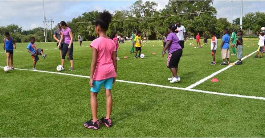 New Program Teaches Kids Soccer