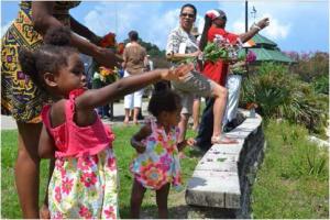 Residents of all ages paid their respects to Julian Bond.