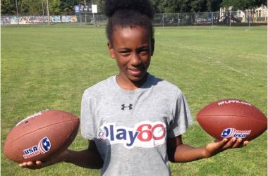 Anxious Pee-wee Players Kick Off Football Season With Jamboree