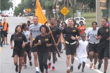 ARMY ROTC Holds Suicide Prevention Awareness Walk/Run