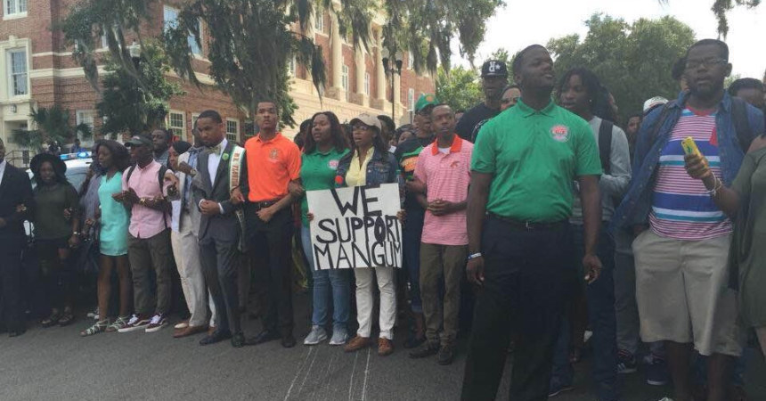 FAMU Students Rally For Mangum