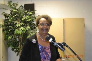 Dr. Lu Banks, Chair of Bethel's Retirement Ministry, presided at the luncheon 