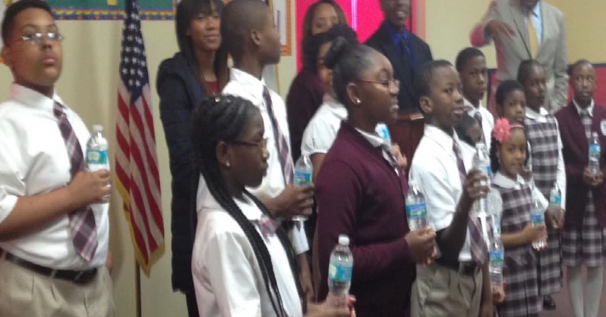 Young people begins water drive for Flint residents