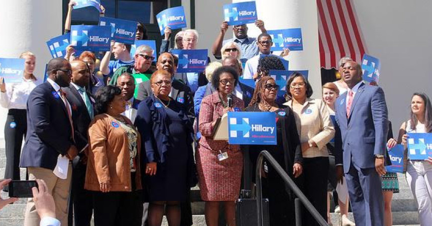 Clinton captures critical  endorsement of Florida  Legislative Black Caucus