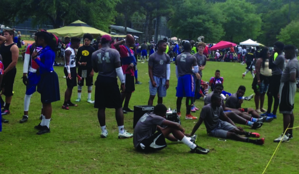 Hundreds of fans turned out to support teams in the Sam Madison 7-on-7 Tournament this past weekend. Photos by St. Clair Murraine 