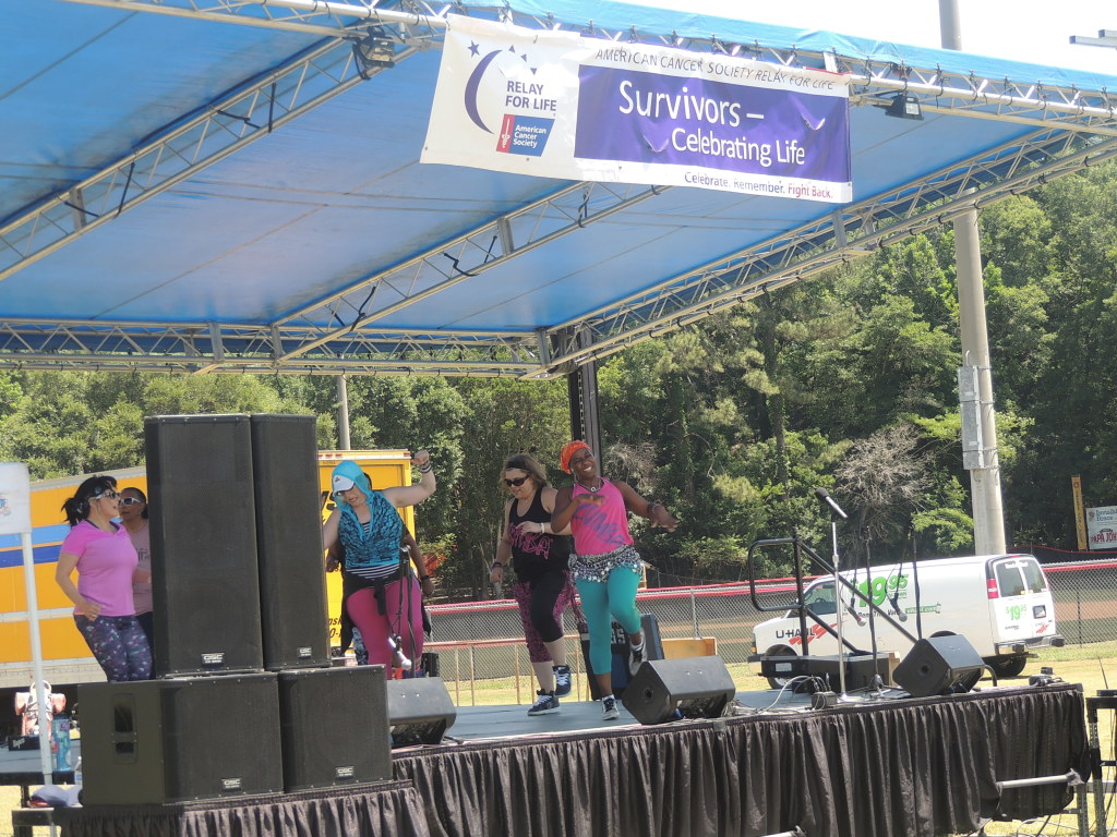 Zumba instructors danced to ‘Survivor’ by Destiny’s Child. Photos by Jordan Bailey 