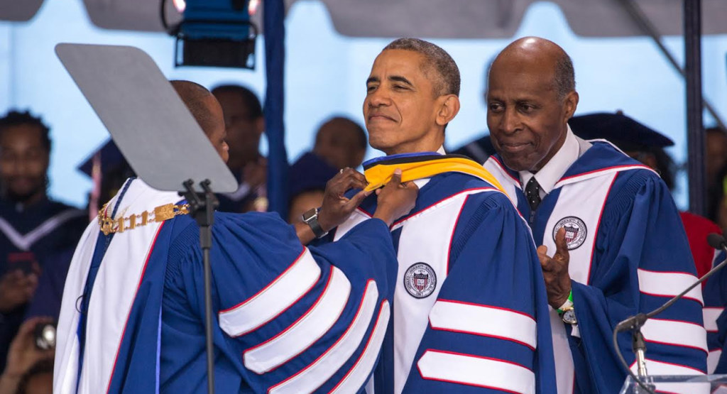 President Barack Obama delivered an electrifying speech to Howard University's graduating class this past Saturday in Washington, D. C. Photo courtesy of Howard News Service