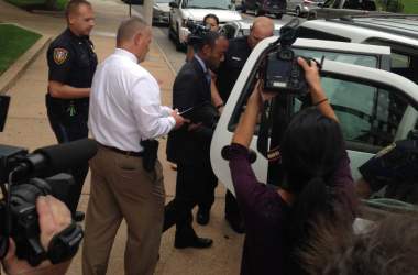 NAACP President arrested during sit-in  on anniversary of Voting Rights Act