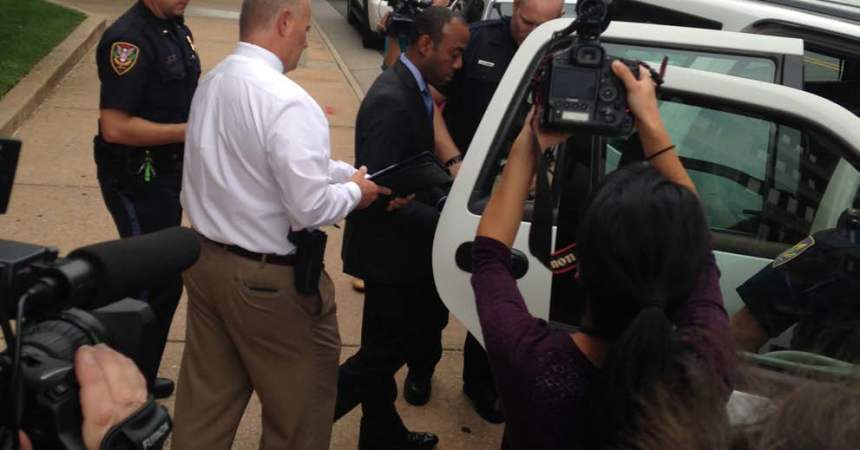 NAACP President arrested during sit-in  on anniversary of Voting Rights Act