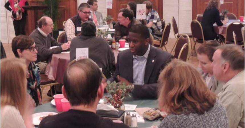 Residents Meet with Local Leaders for Speed Dating