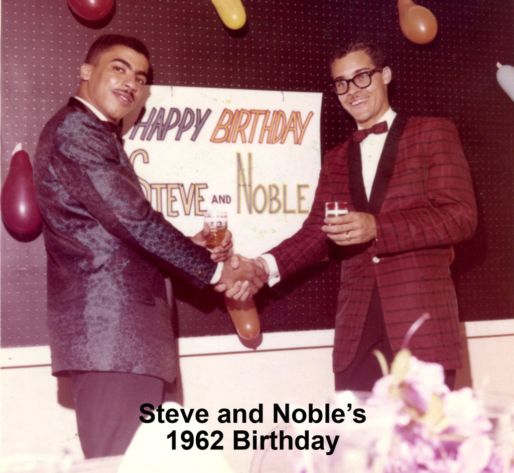 Beasley and Sissle pose together at their first joint party together  back in 1962.