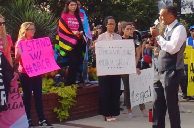 Local DACA supporters express concerns at rally