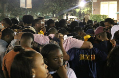 Emotions flow at vigil for two fallen FAMU students