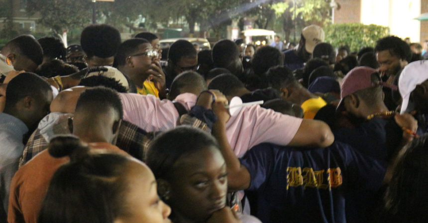 Emotions flow at vigil for two fallen FAMU students