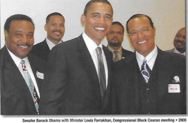 Hidden photo of Obama and Farrakhan released in new book