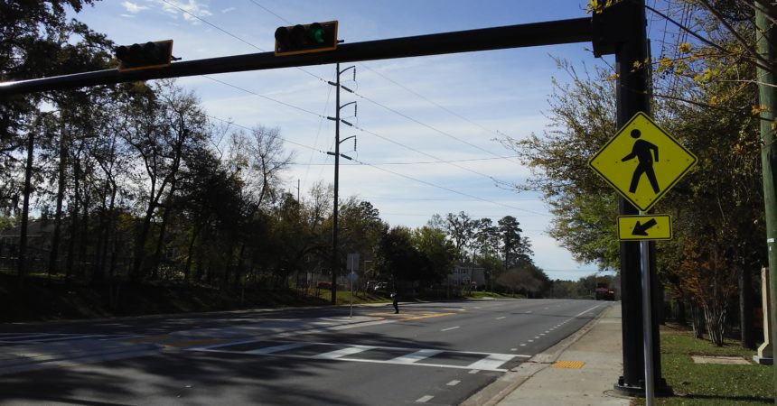 Crossing south Adams Street gets safer for pedestrians