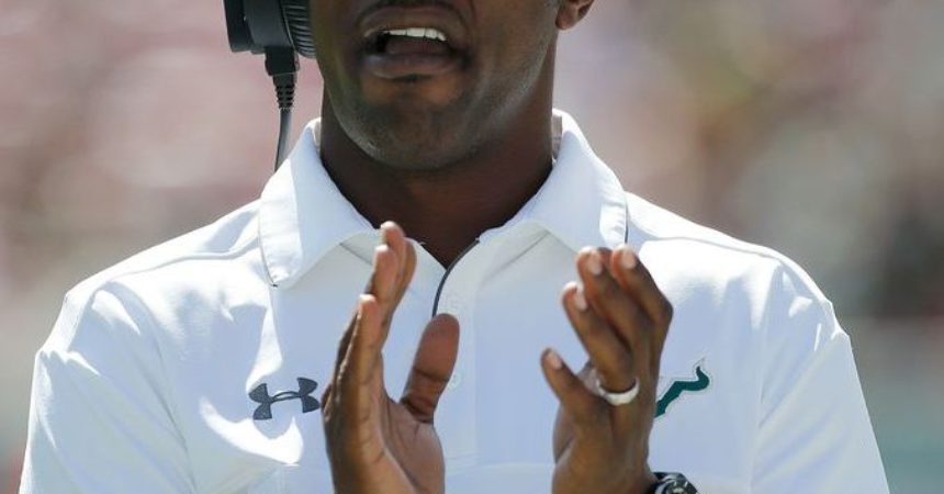 Taggart talks QBs, DEs, GPAs