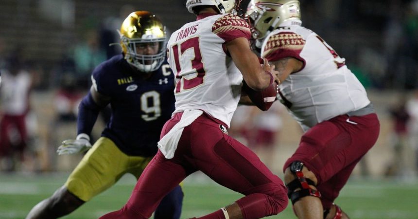 Travis shines in first start, FSU falls at Notre Dame