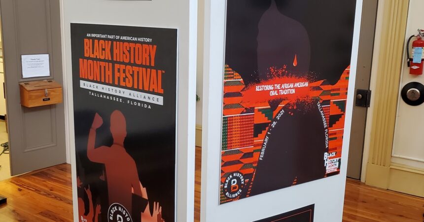 Weeklong exhibit highlights best of Black history posters by graphic arts students