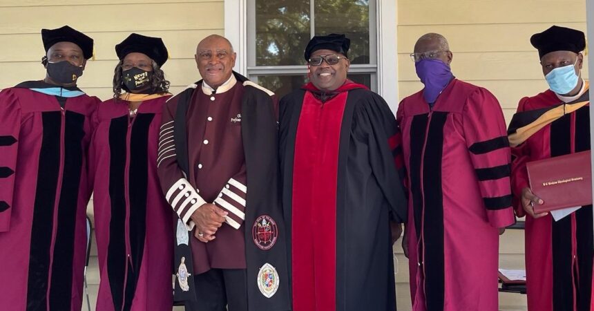 Outdoor ceremony highlights theological seminary graduation