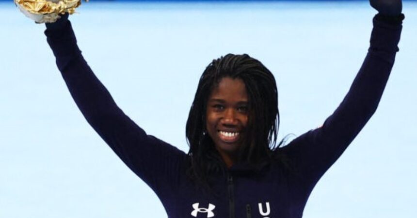 Jackson hopes Olympic gold medal win inspires Black girls in winter sports