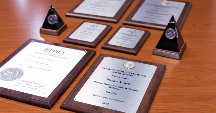 County receives eight awards for outstanding public relations