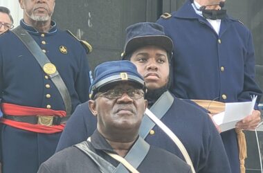 Crowd turns out for  Emancipation Proclamation reenactment