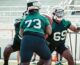 Coach Henry building relationships, shaping offensive line