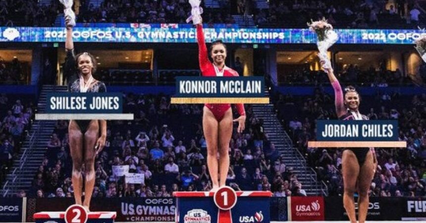 Trio makes  Black history in  national gymnastics  competition