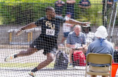 Home team makes  impressive times in  annual  FSU Relays