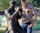 Jazz Man sculpture illustrates Cooley’s passion for bronze art