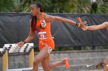 Women’s team takes first in relay at FSU meet