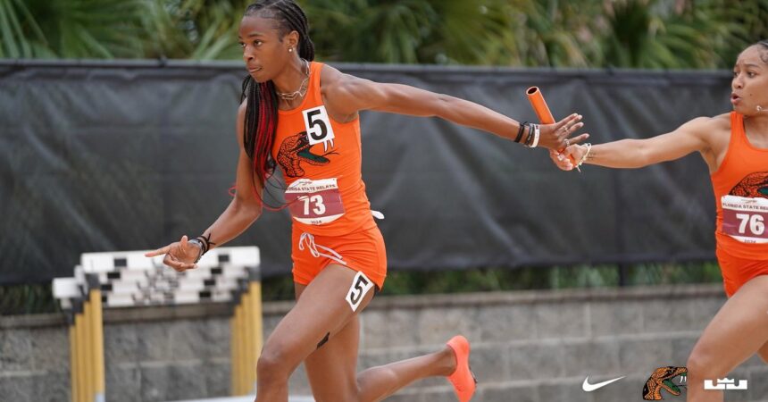 Women’s team takes first in relay at FSU meet